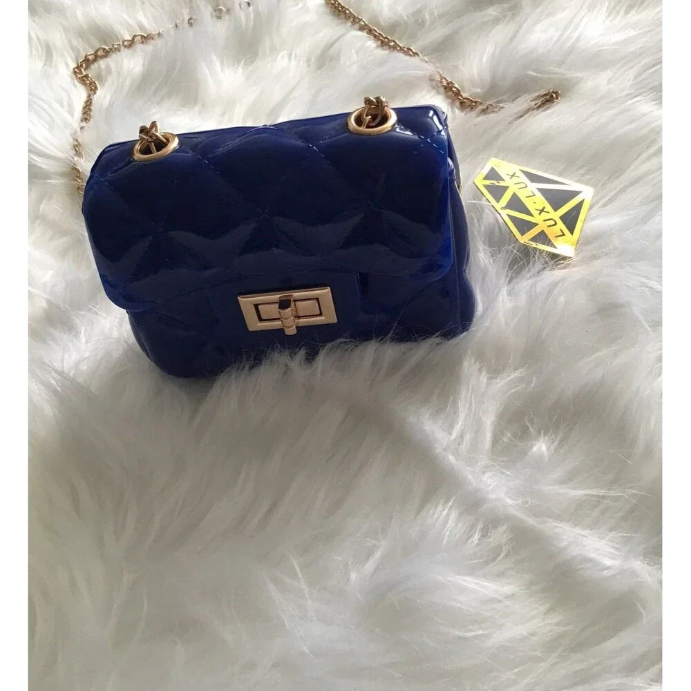 Quiltied jelly mini crossbody bag - Picture 3 of 4